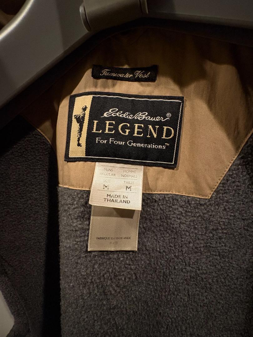 Eddie Bauer LEGEND フリースベスト 中綿ベスト ダウンベスト