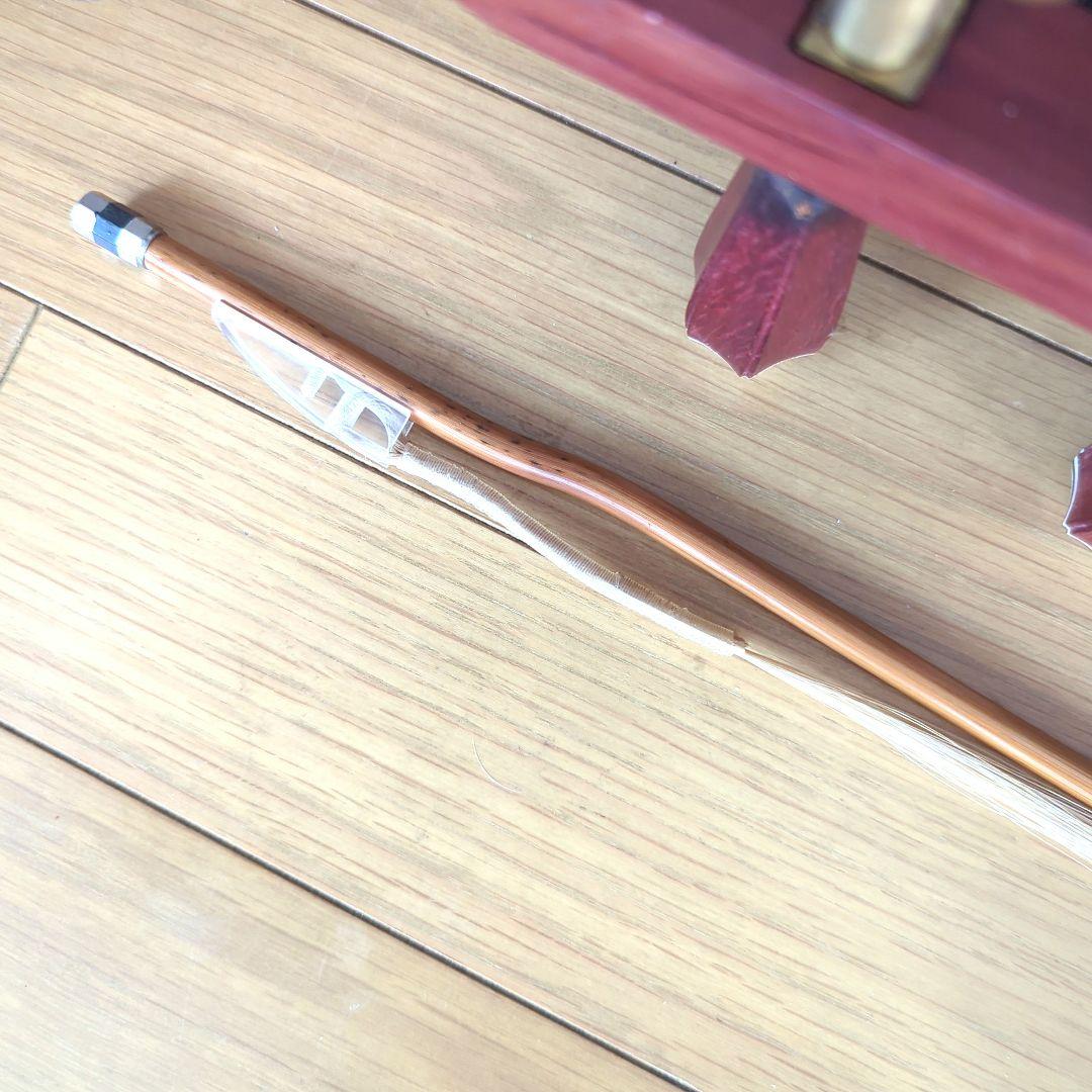 未使用紅木人工皮二胡 音量、音色は本蛇革紅木と同じ‼