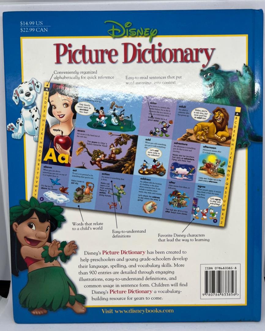 Disney Picture Dictionary (Disney Learning): Disney Books
