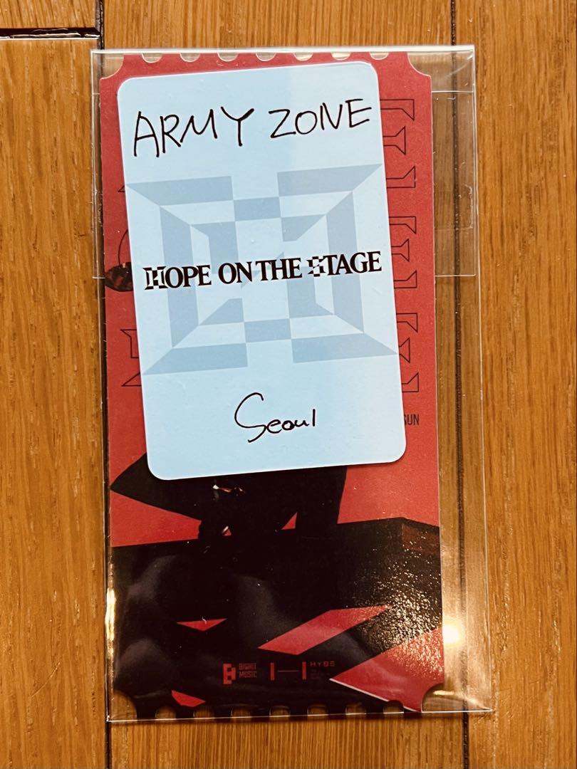 HOPE ON THE STAGE in SEOUL 3/2 特典トレカ