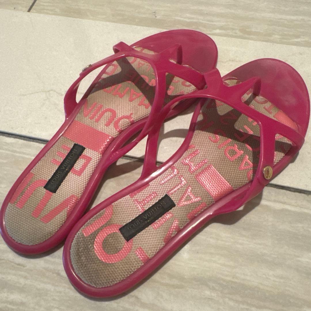 LOUIS VUITTON ビーチサンダル24cm LOUIS VUITTON