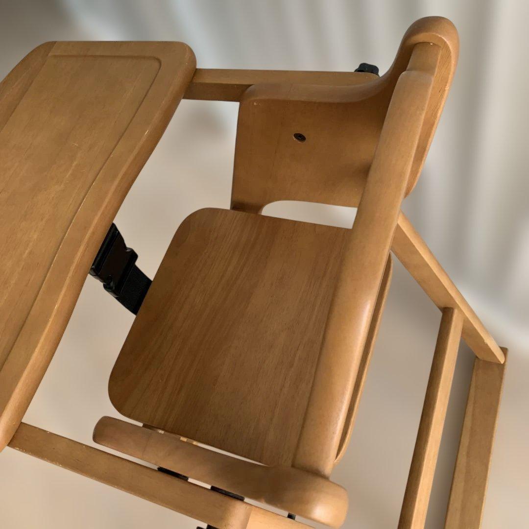 大和屋 Tatameruベビーハイチェア 折りたたみ式 木製 ブラウン MARWIL-DEMENAGEMENTS_CH