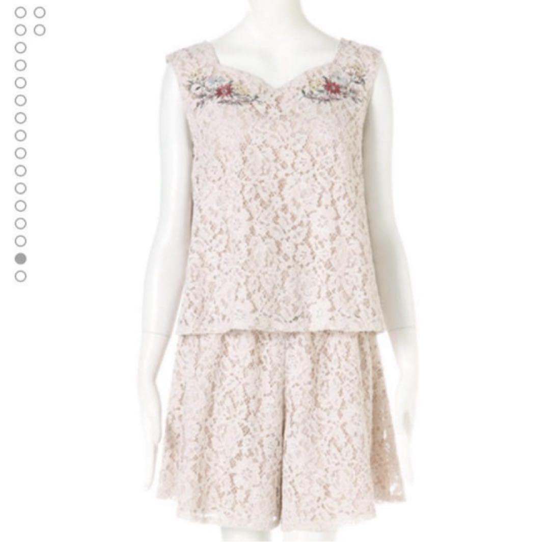 訳あり JILL by JILLSTUART レース刺繍セットアップ