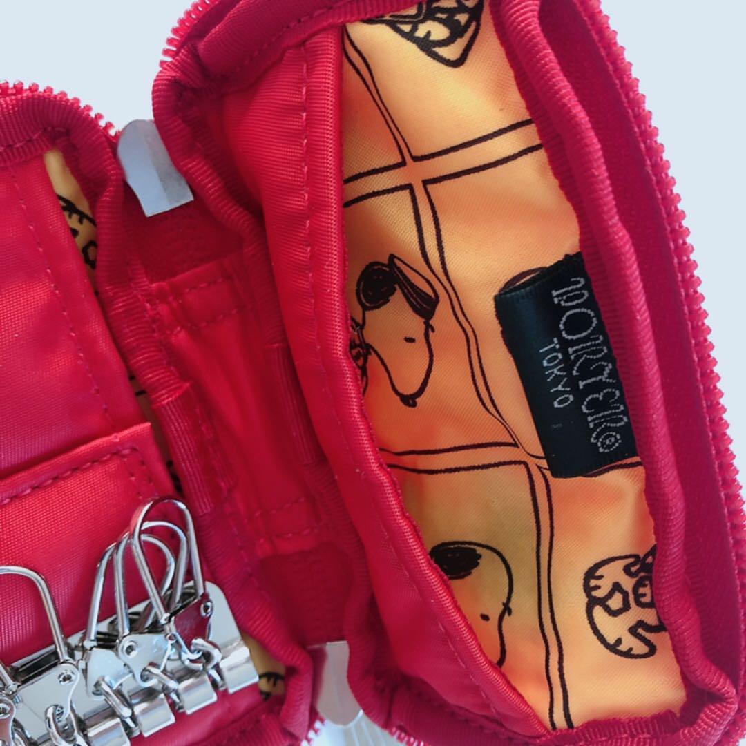限定PORTER /JOE PORTER KEY CASE SNOOPY RED - メルカリ