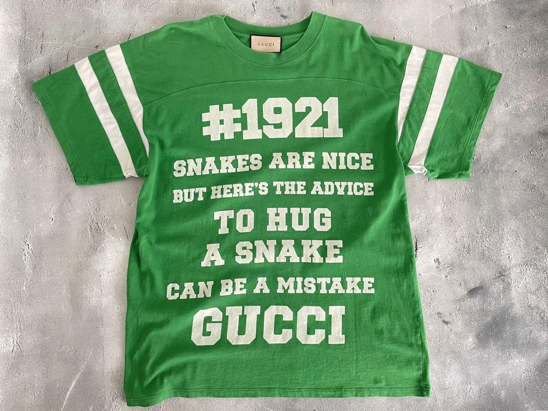 GUCCI グッチTO HUG A SNAKE Tシャツ L