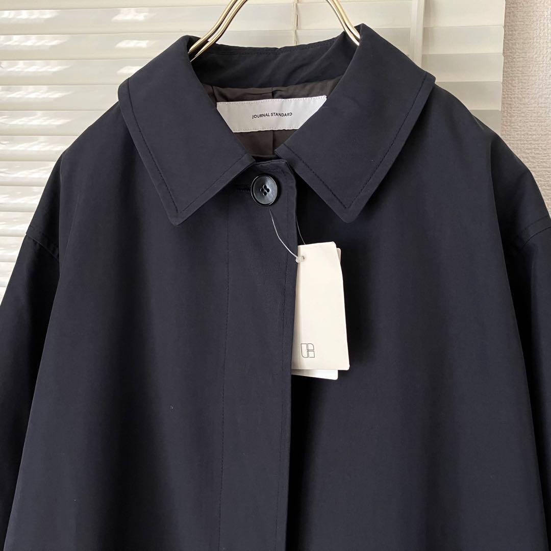 新品】JOURNAL STANDARD コットンステンカラーコート 紺