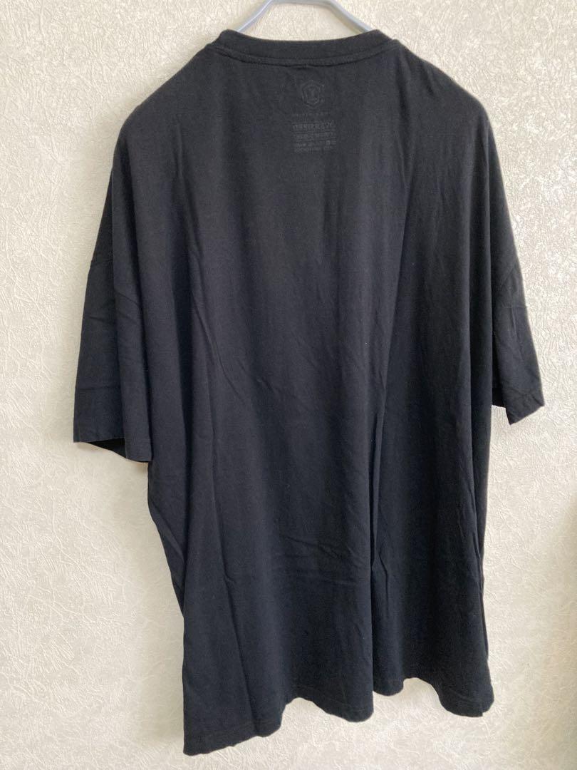 BOY LONG CLOTHING オーバーサイズ鎖プリントTシャツブラック