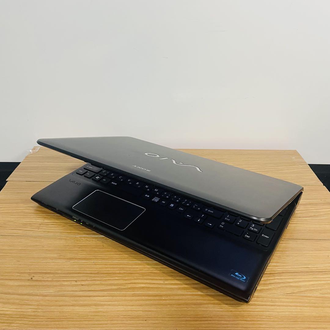 快適VAIOノートパソコンSSD Windows11オフィスカメラブルーレイ