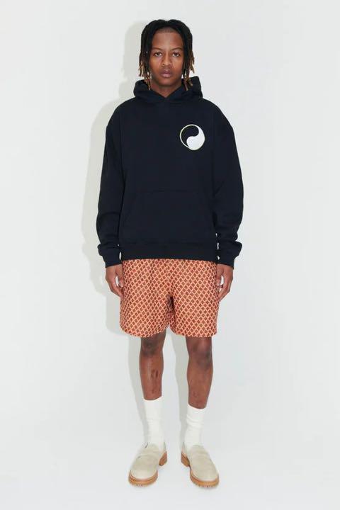 ブラック系,Lー品販売Our legacy stussy ステューシー コラボ パーカー オンライン卸し売り アワーレガシー×ステューシー パーカー パーカー