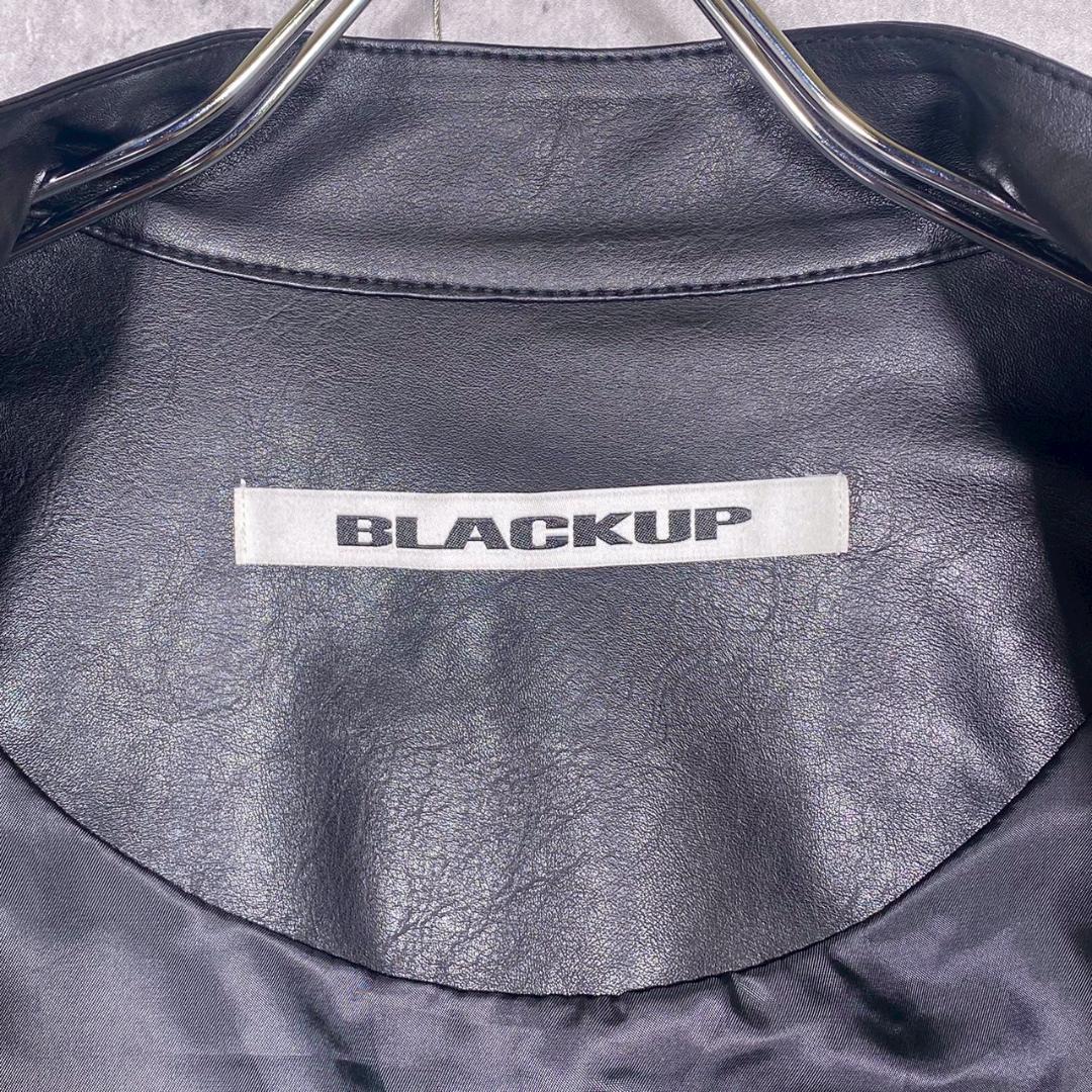 『BLACKUP』ブラックアップ ストライプレザージャケット