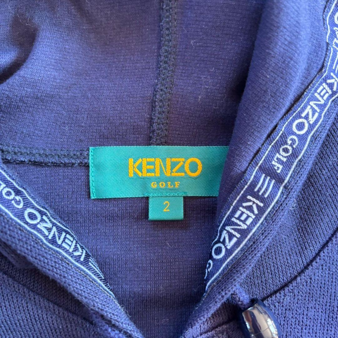 KENZO❀コットン100% ケンゾーゴルフ サイズ2 フード付きジャンパー