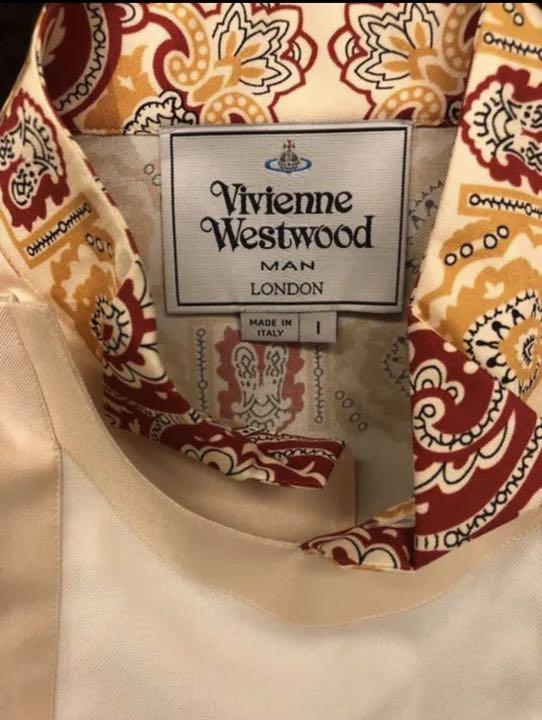 VivienneWestwoodのシルク100%シャツ新品未使用タグ付き