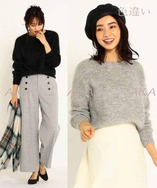新品タグ付￥24,200 23区スーパーキッドモヘヤニット38