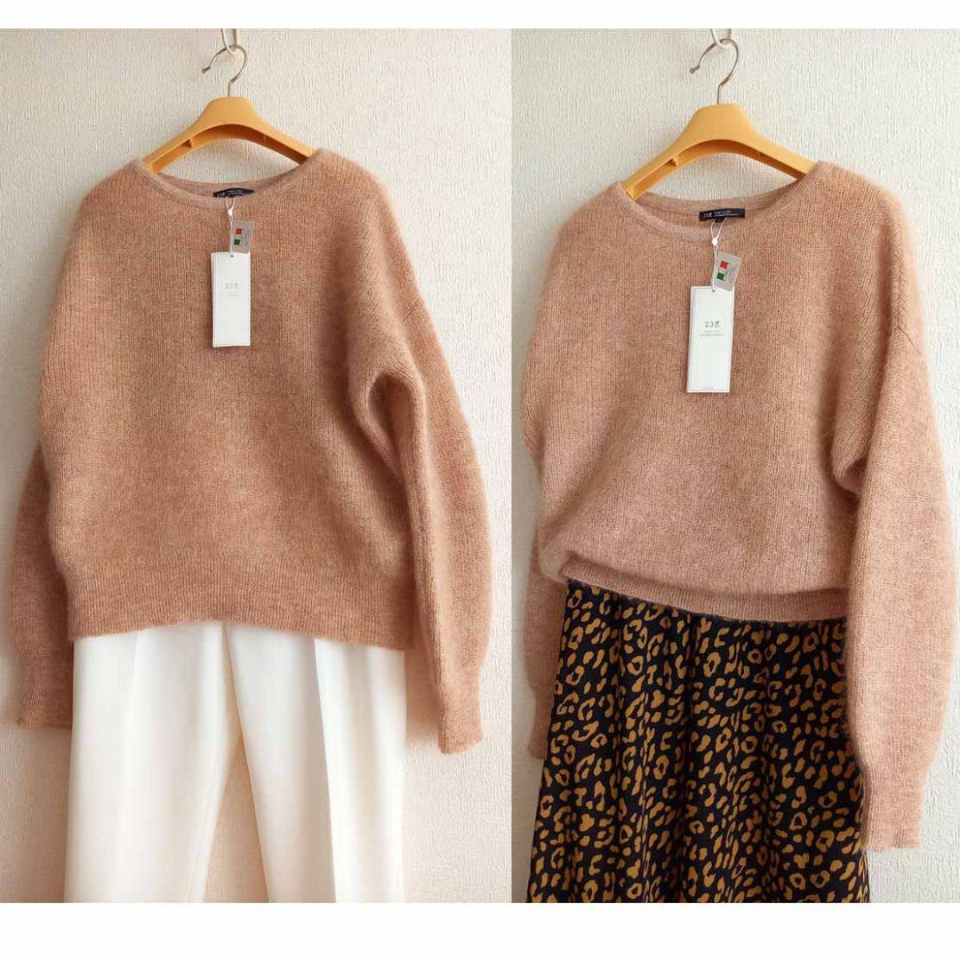 新品タグ付￥24,200 23区スーパーキッドモヘヤニット38