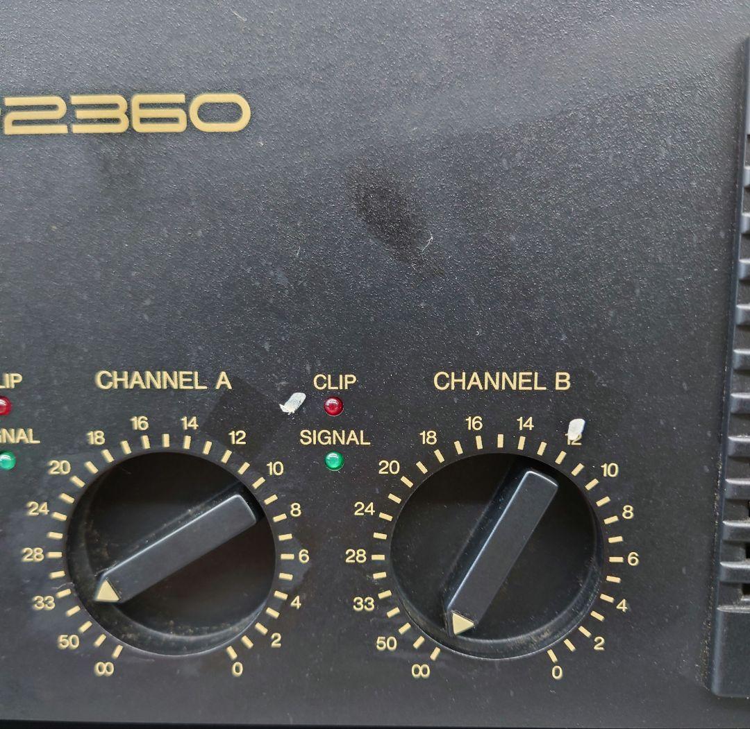 YAMAHA P2360 パワーアンプ ヤマハ業務用パワーアンプP2360 動作品 YAMAHA