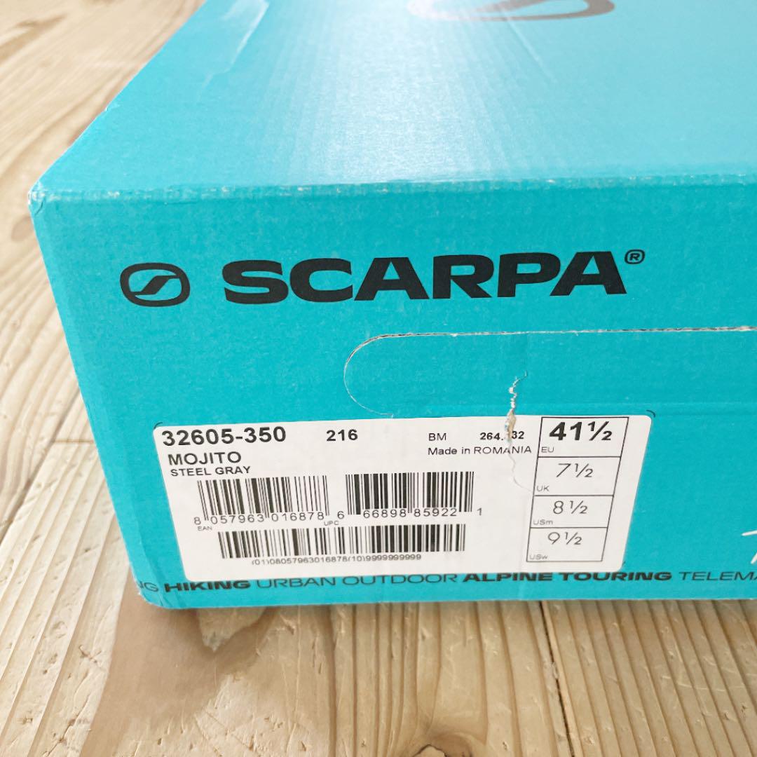 最新作特価︶ 新品 モヒート MOJITO スチールグレイ Lt4Fp-m26350435803 SCAPRA スカルパ 新品NEW