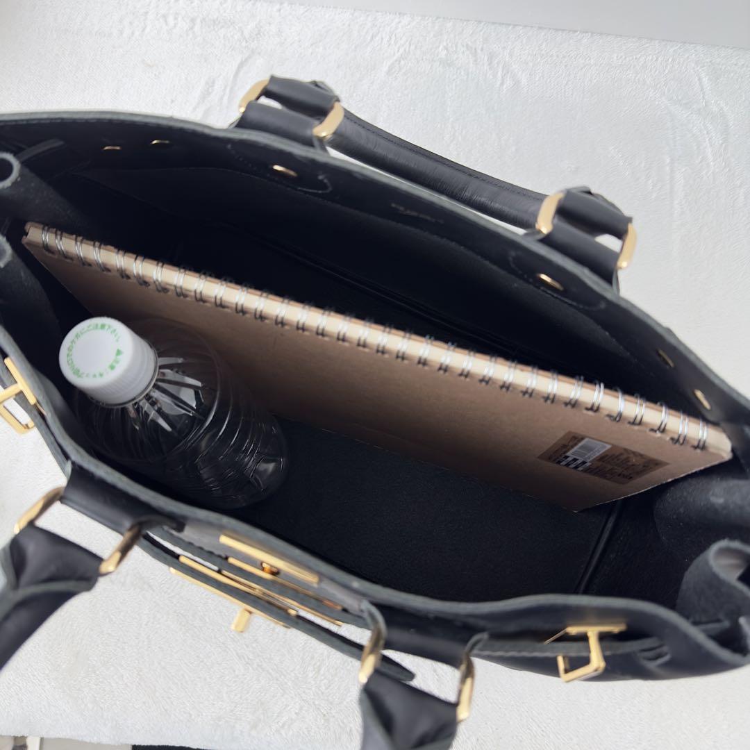 【美品✨️】sita parantica トートバッグ ターンロック ブラック