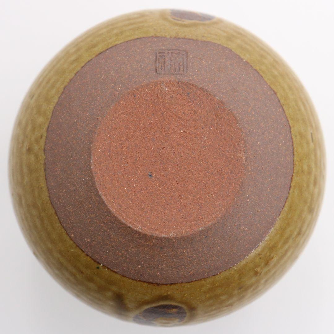 笹田有祥作 模利休丸壷 茶入 共箱 茶道具 C488 NT6 美術品