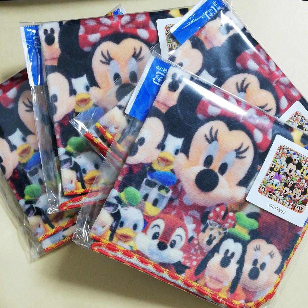 ディズニーリゾート ミニタオル ぬいぐるみ総柄 お土産 まとめ売り メルカリ