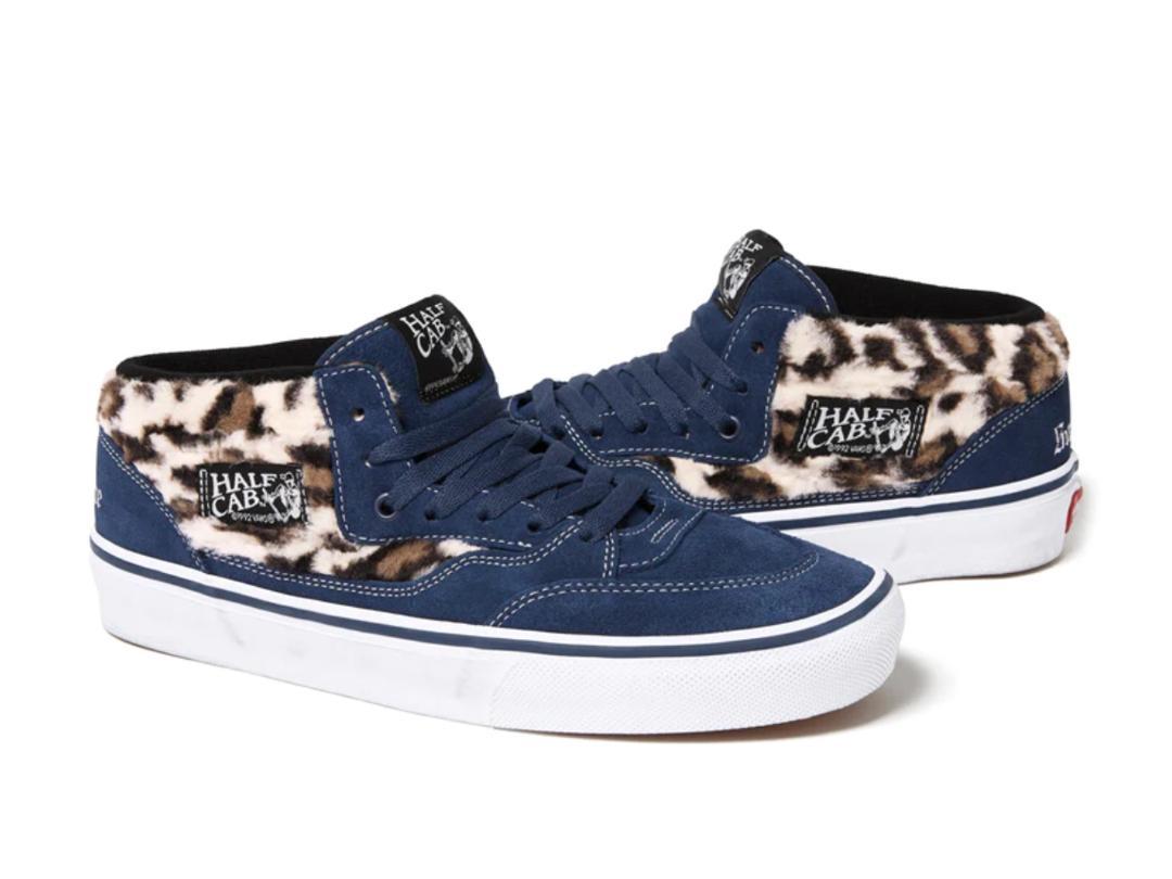 【新品未使用US9】Supreme/Vans Leopard Half Cab