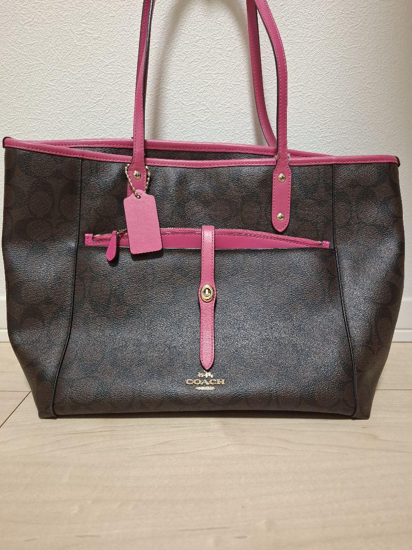 COACH コーチ F54700 シグネチャー トートバッグ PVC