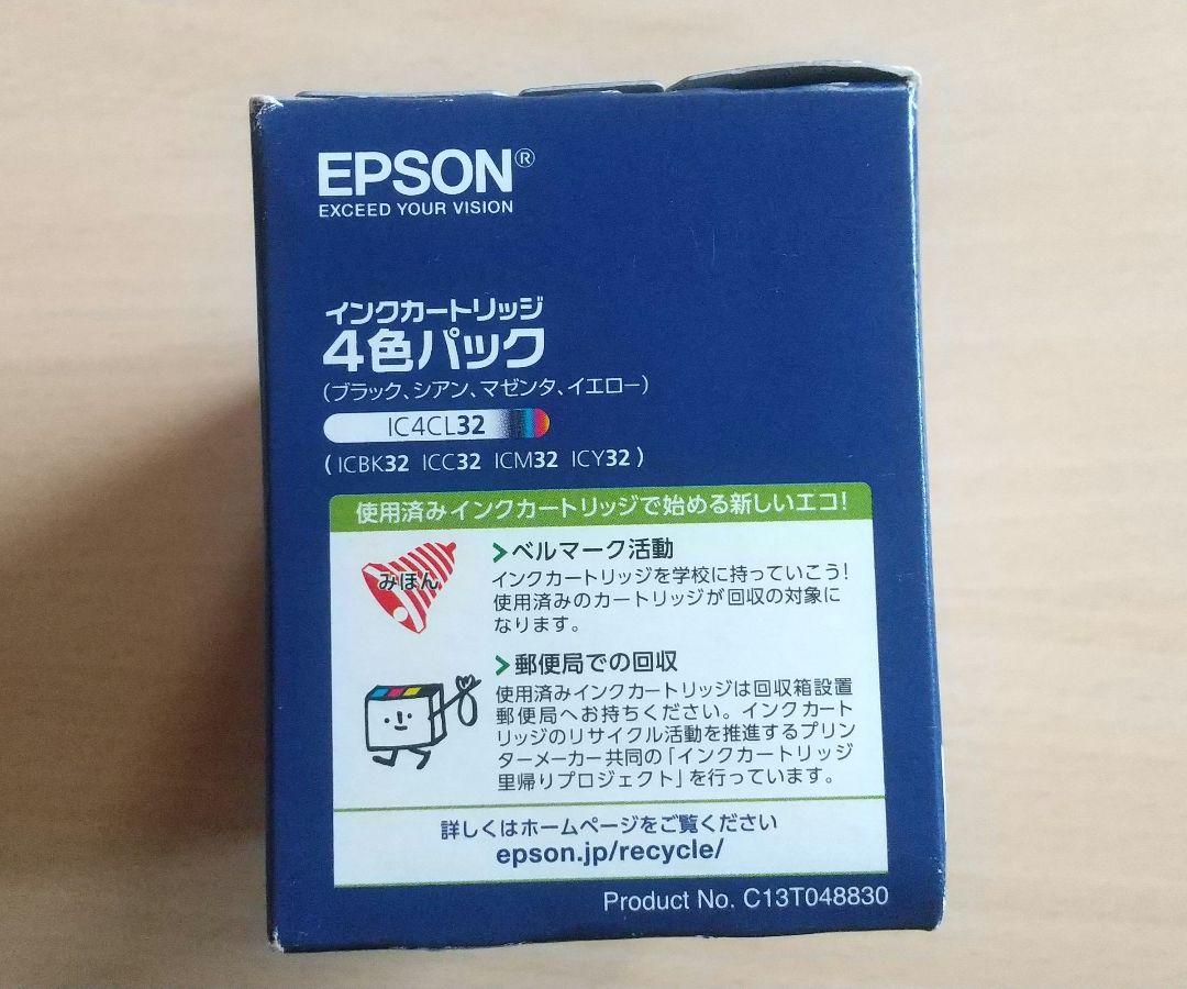EPSON IC4CL32 4色インクカートリッジ - メルカリ EPSON IC4CL32 4色インクカートリッジ - メルカリ