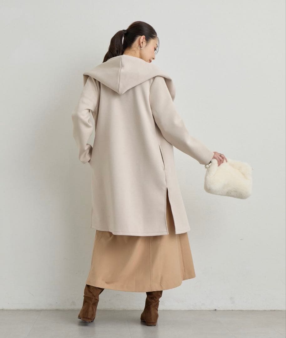 un dix corsスクエア異素材シャーリングワンぴース ブラウンフリーサイズ un dix corsスクエア異素材シャーリングワンぴース ブラウンフリーサイズ