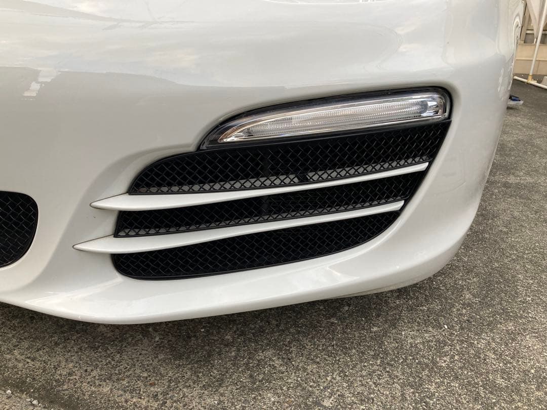 ポルシェボクスター981 フロントダクトガード -サイドダクトガードPORSCHE BRIGHTFACE_UK