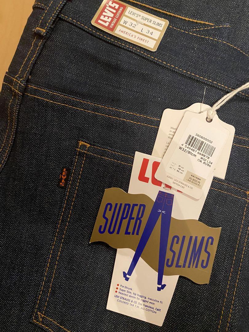 Levis lvc 606 スキニー リジット 36060-0002 w32