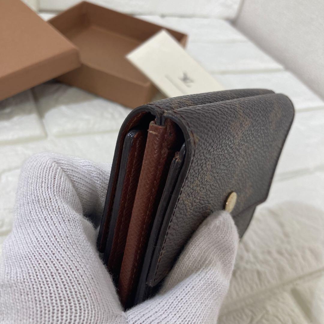 極美品 ルイヴィトン モノグラム 折り財布 コインケース