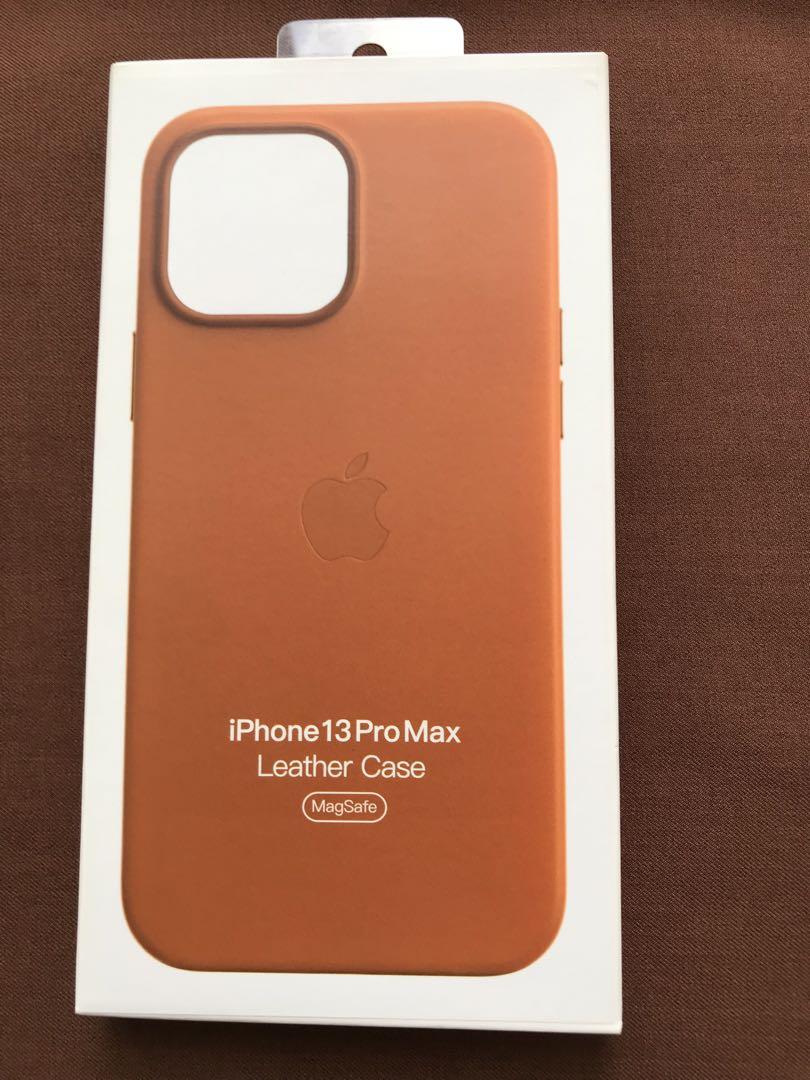 iPhone 13 ProMax レザーケース ゴールデンブラウンApple純正