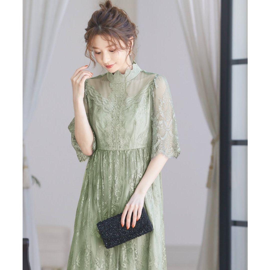 （ブランドロゴ）の人気ランキング niana ハイネックレーステープコンビアンティークドレス 結婚式 スーツ・フォーマル・ドレス