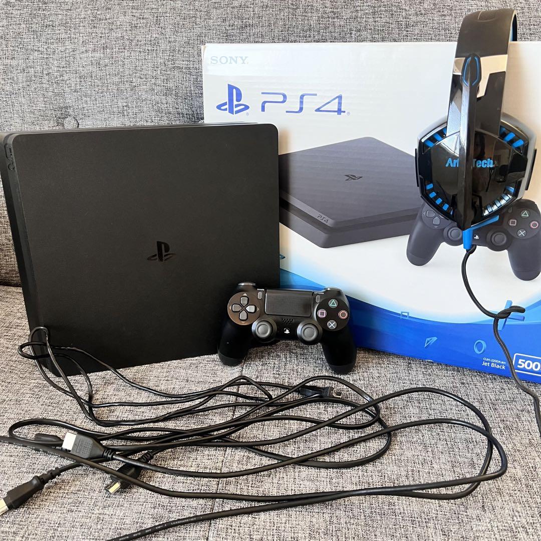豪華セットプレステ SONY PlayStation4 CUH-2200AB01 Amazon.com: PlayStation 4 Jet Black 500GB (CUH-2200AB01)