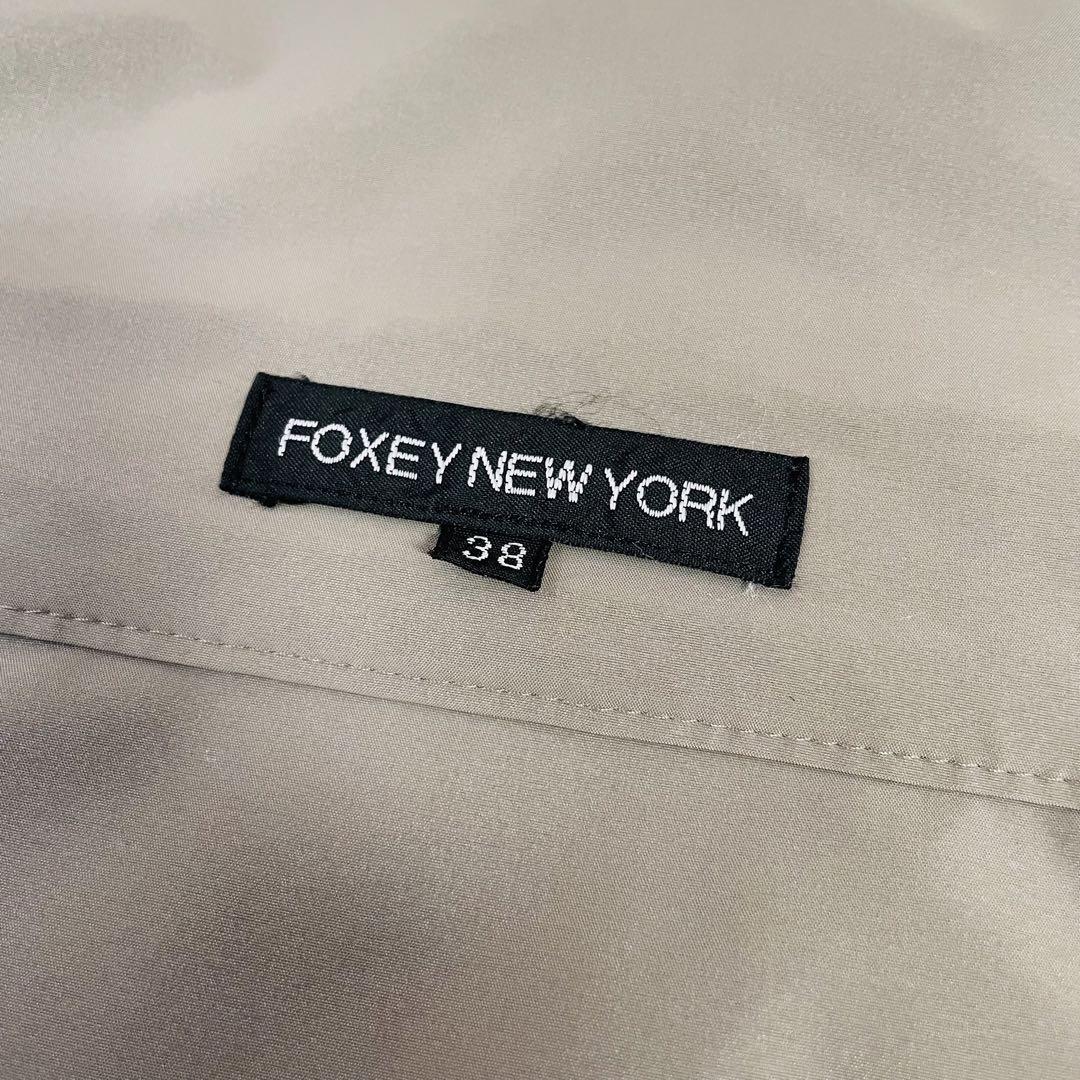 【美品】フォクシーニューヨーク　コートワンピース　カシュクール　38