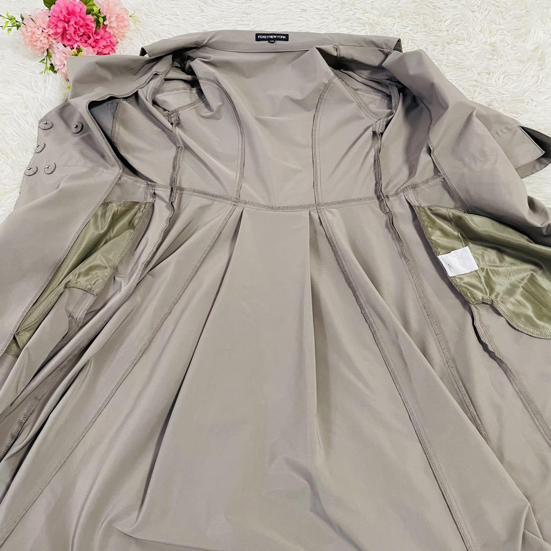 【美品】フォクシーニューヨーク　コートワンピース　カシュクール　38