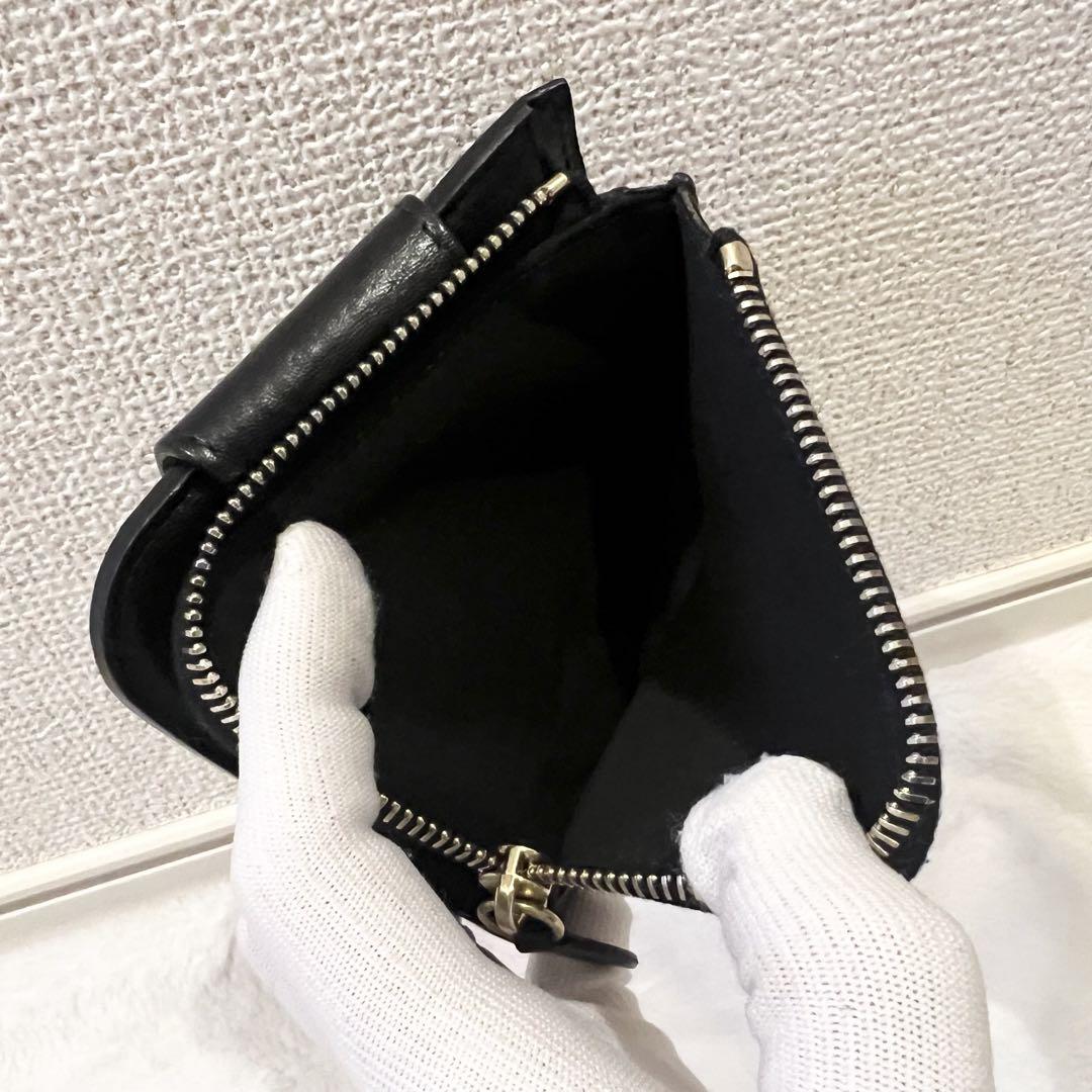 【数回使用程度】IL BISONTE イルビゾンテ 二つ折り財布 小銭入れ付き