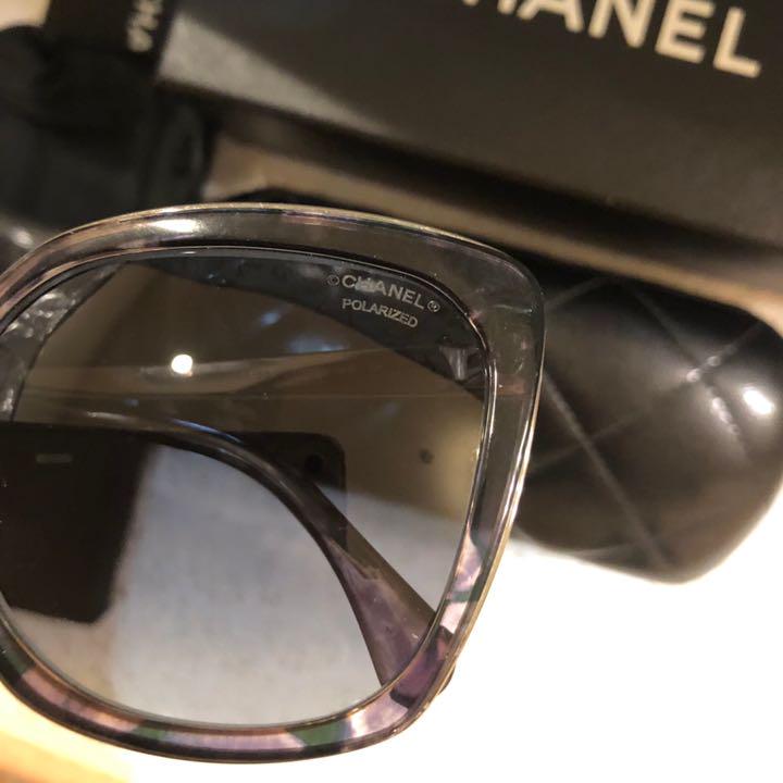 値下げ　CHANEL シャネル サングラス POLARIZED 偏光レンズ入り