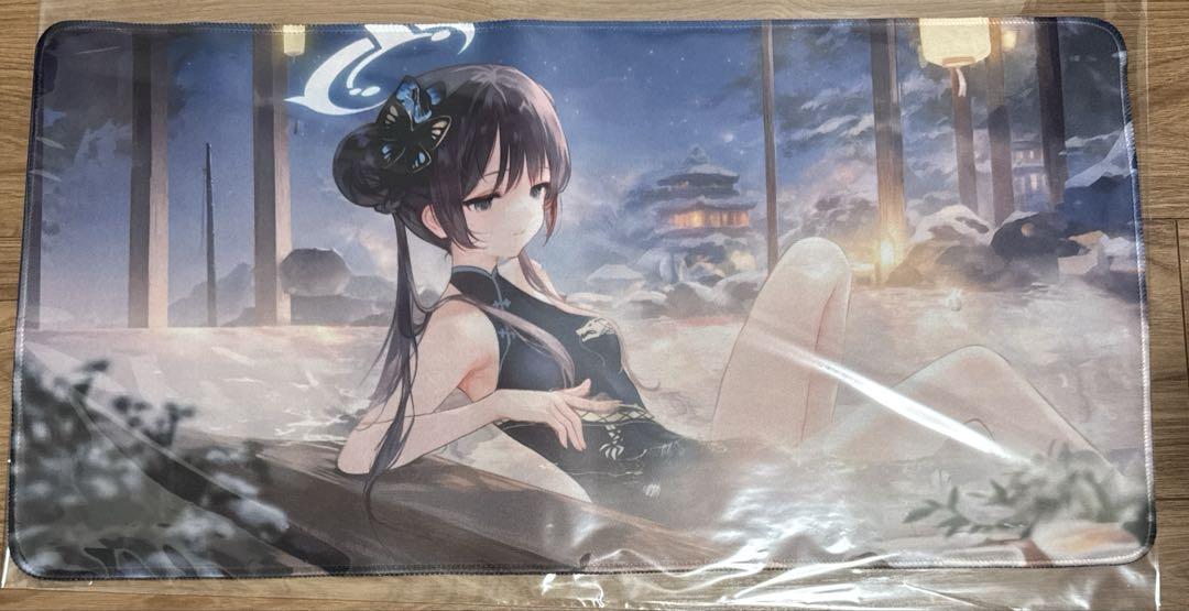 プレイマット ブルアカ鉄道 キサキ 2枚セット ラバーマット デスクマット ブルーアーカイブ ブルアカ 竜華キサキ プレイマット デスク