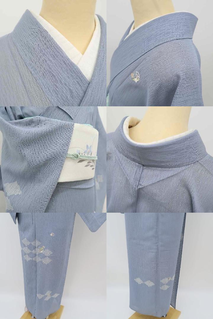 刺繍 夏着物