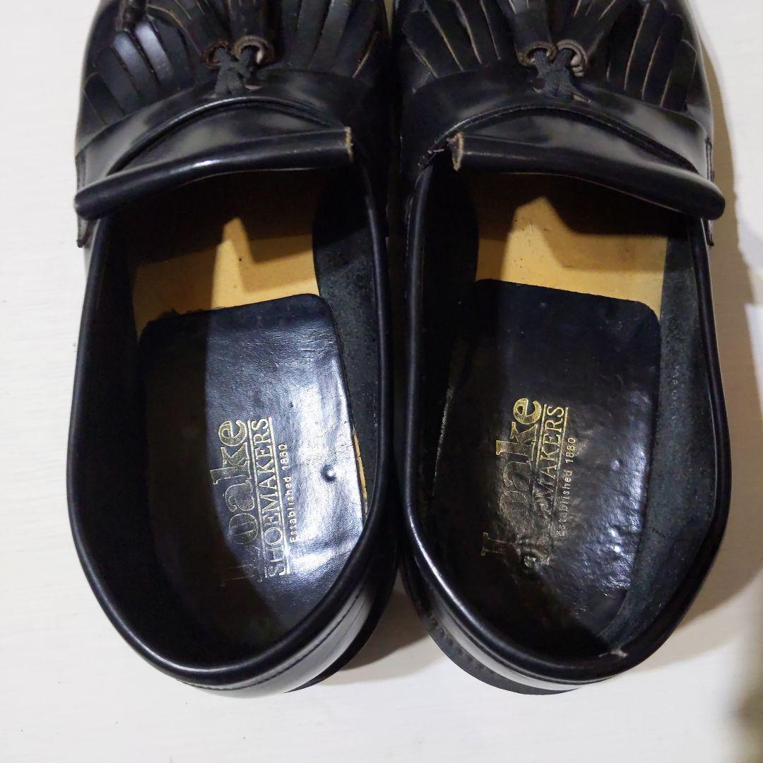LOAKE BRIGHTON タッセルローファー ブラック 黒