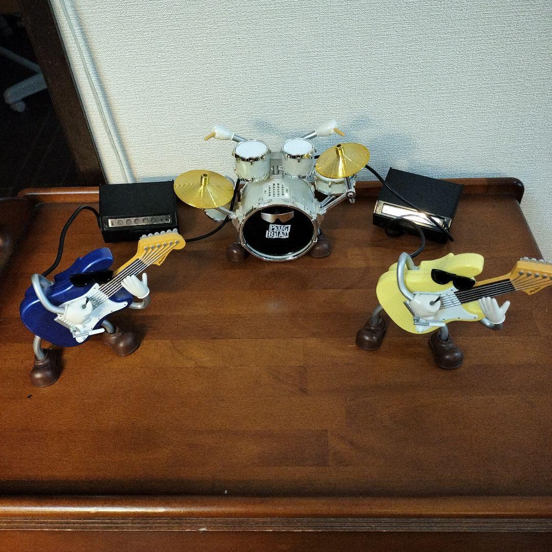 プラグビートPLUG BEAT ギター2本 ドラム(バンダイ製品)