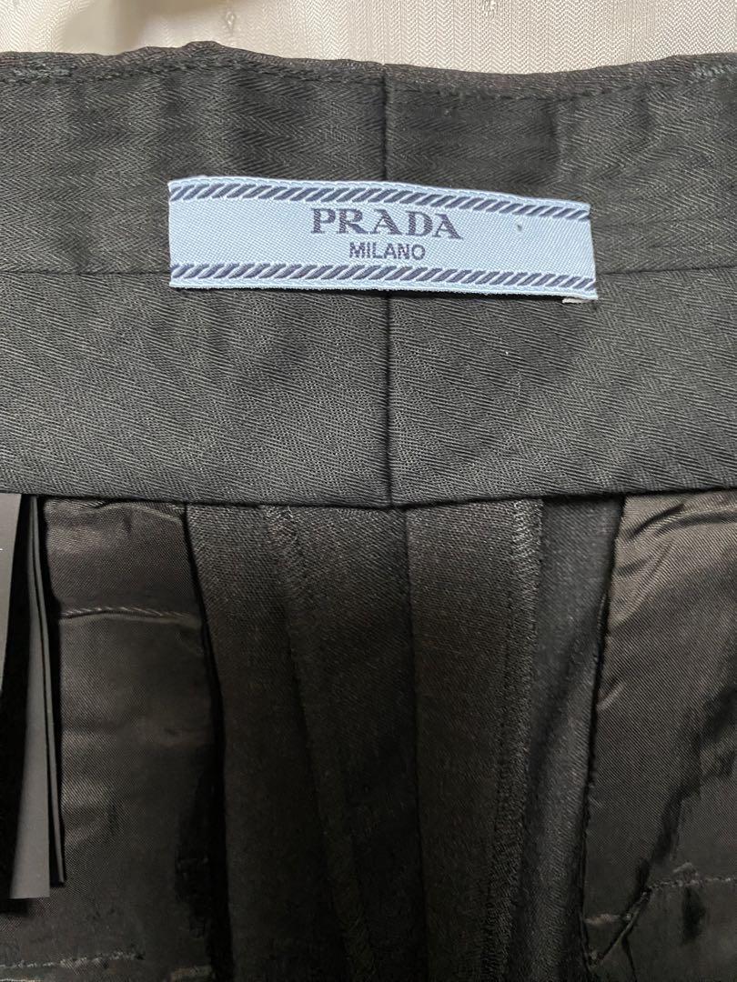 PRADA 2023 ストレートスラックス タグ付き新品 グレー