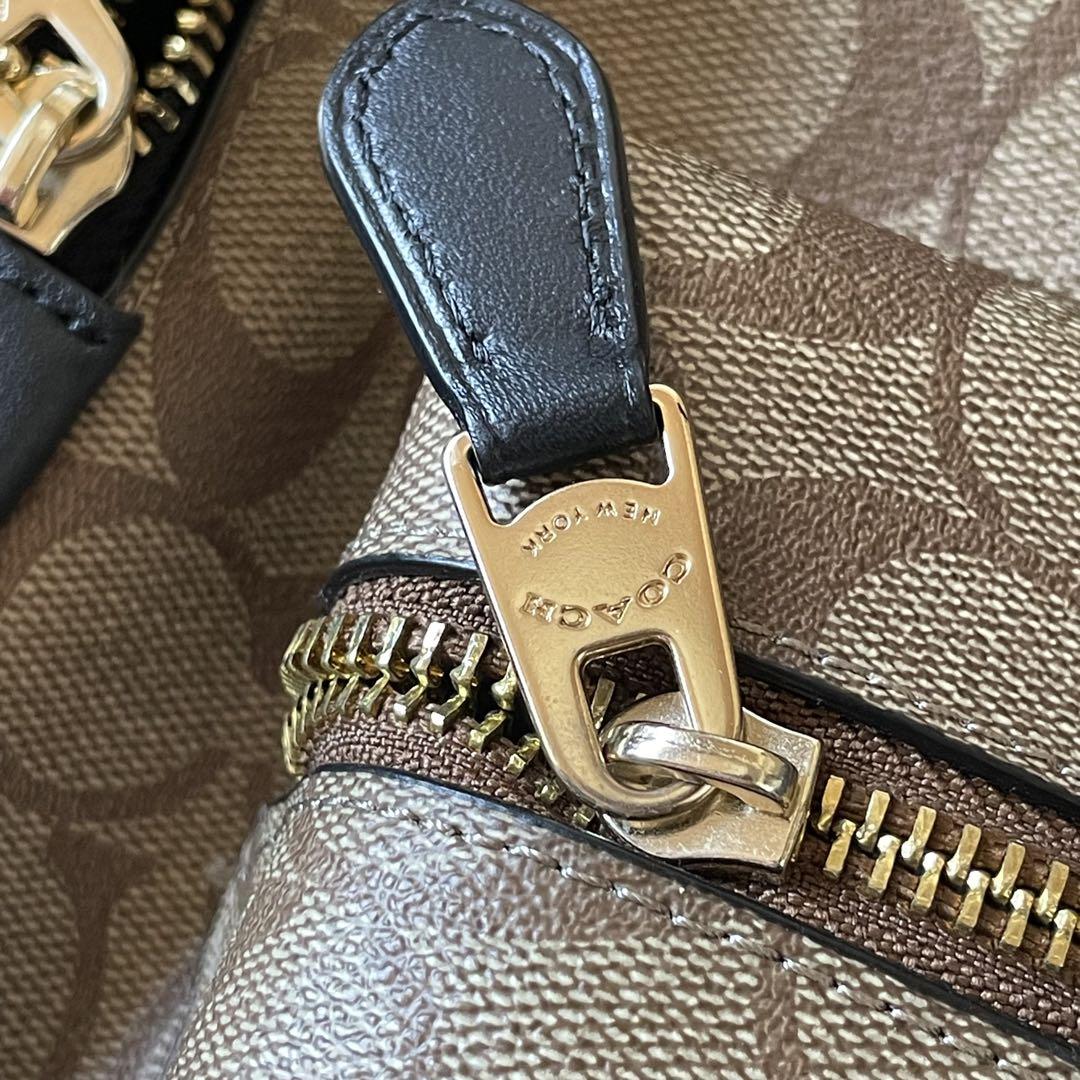 【極美品】COACH リュック シグネチャー バックパック レザー　F58314