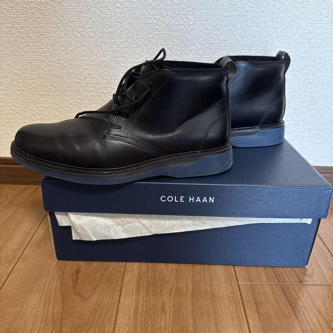 25.5-26【美品】ColeHaan Ground36 メンズチャッカブーツ
