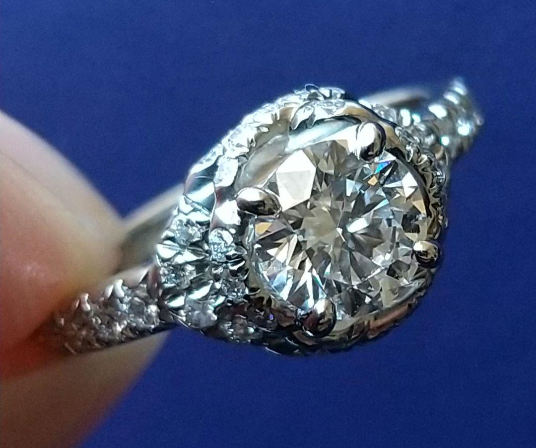 ショーメ リアン ダムール ダイヤリング 指輪 0.5ct/D/VVS2/3EX