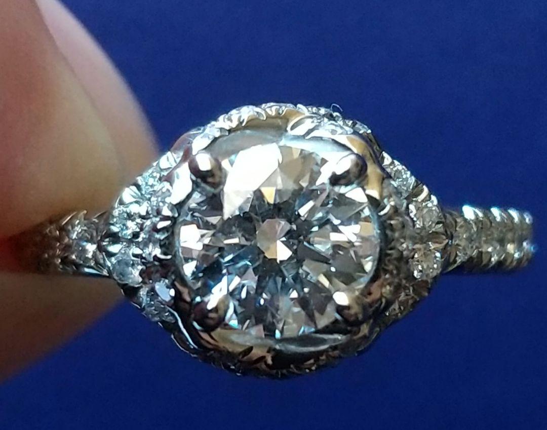 ショーメ リアン ダムール ダイヤリング 指輪 0.5ct/D/VVS2/3EX
