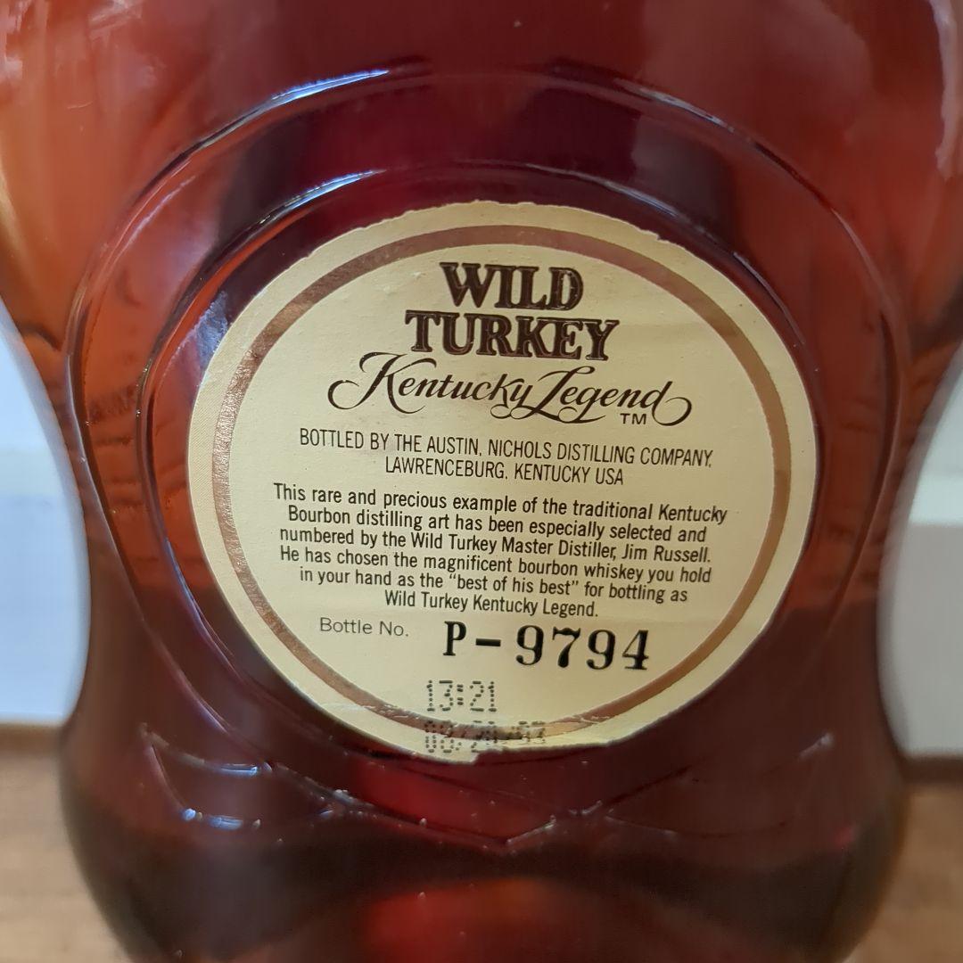 セール 登場から人気沸騰 未開封 訳あり WILD TURKEY LEGEND ウイスキー - メルカリ ウイスキー