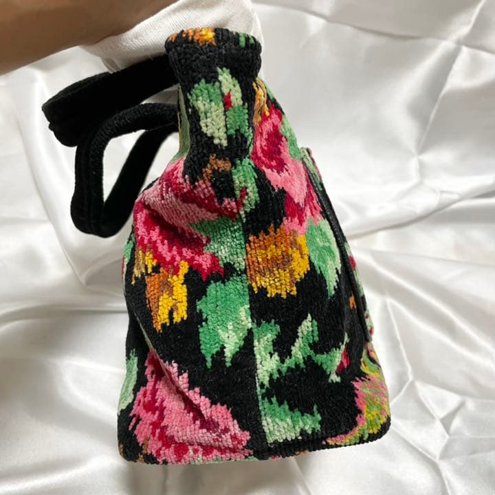 人気花柄 Feiler フェイラー ハンドバッグ 花柄 刺繍 メルカリ