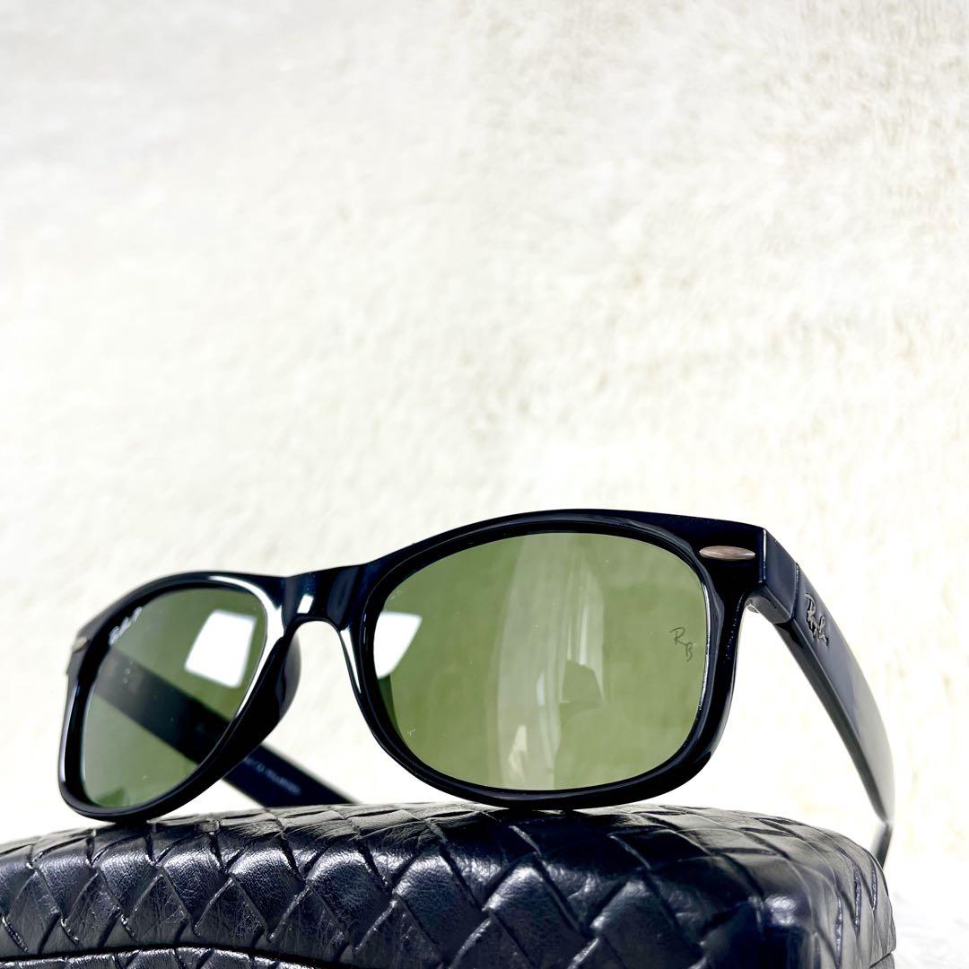 美品　Ray-Ban　サングラス　RB2132　偏光レンズ　ブラックフレーム