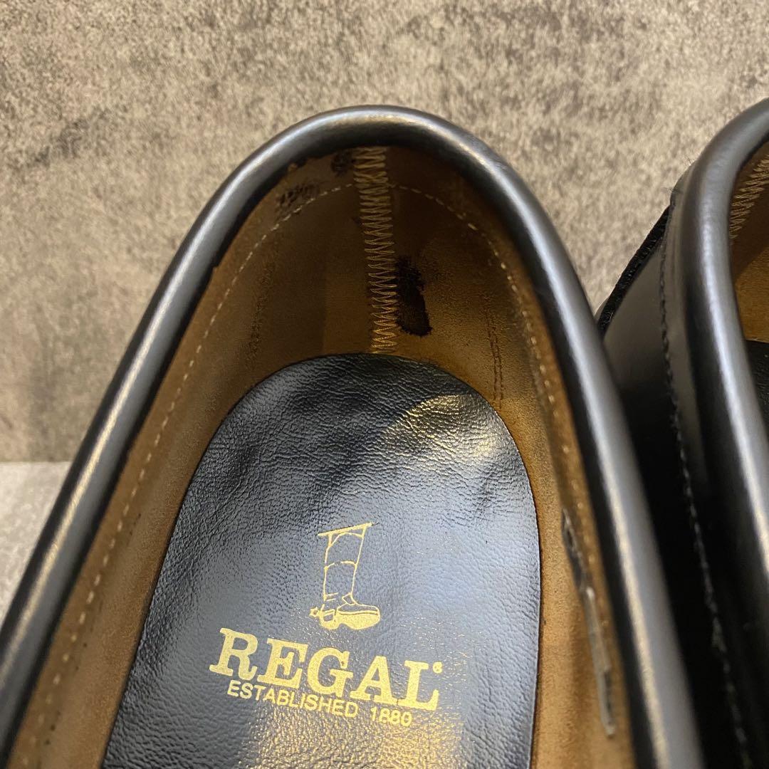 ✨美品✨リーガル REGAL コインローファー【25EE】2177 ブラック